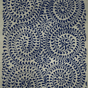 Mini - Blue Grecian Spiral