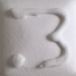 White 3D Trailing Glaze