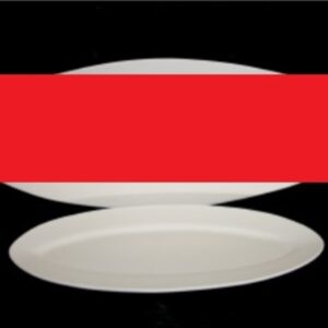 Small Oval Fish Plate - Mid Fire