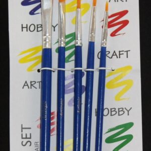 Artlogic Synthetic Brush Set of 5 (Set 2)