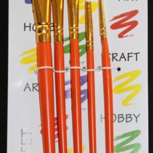 Artlogic Synthetic Brush Set of 5 (Set 3)