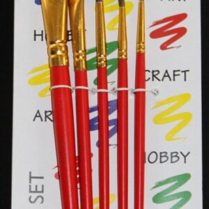 Artlogic Synthetic Brush Set of 6 (Set 4)