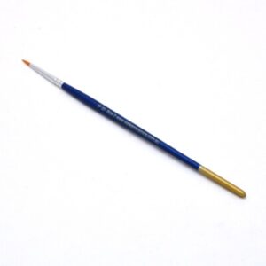 Round Golden Nylon Brush - Size 0