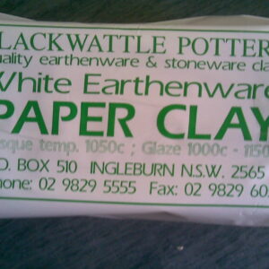 Blackwattle White Earthenware Paper Clay