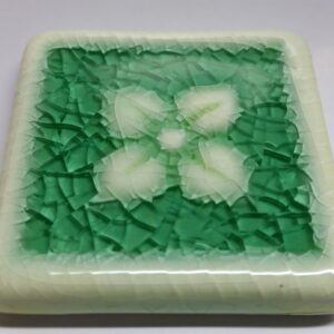 Crystal Crackle Glaze - Golden Green No.3