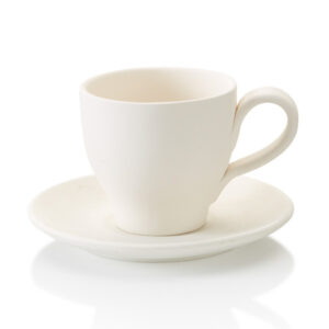 Tapered Tea Cup and Saucer