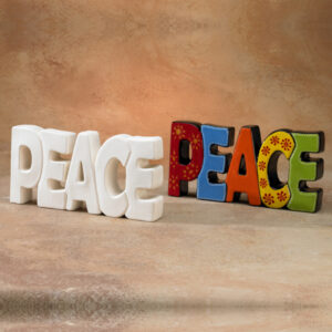 Peace Word Plaque