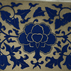 Mini - Blue Retro Floral