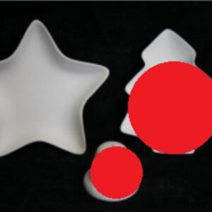 Christmas Star Plate - Stoneware